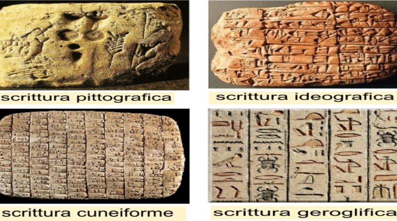 tipi di scrittura antica